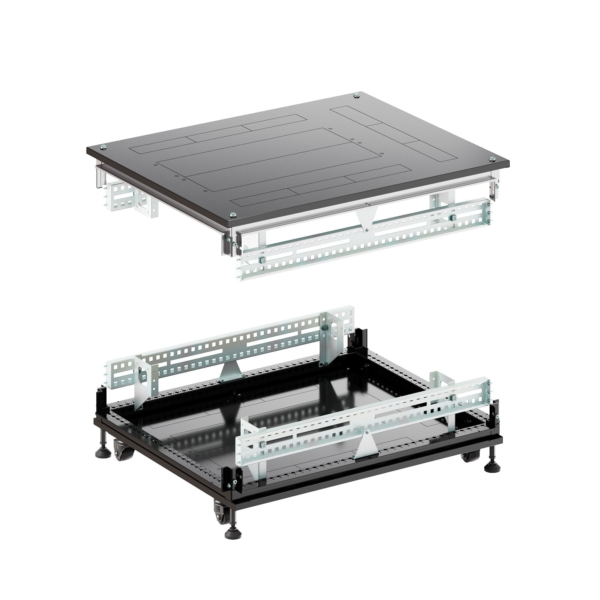 DKC Крыша основание преперфорированные IT-CQE 800x800, RAL9005 — миниатюра 1