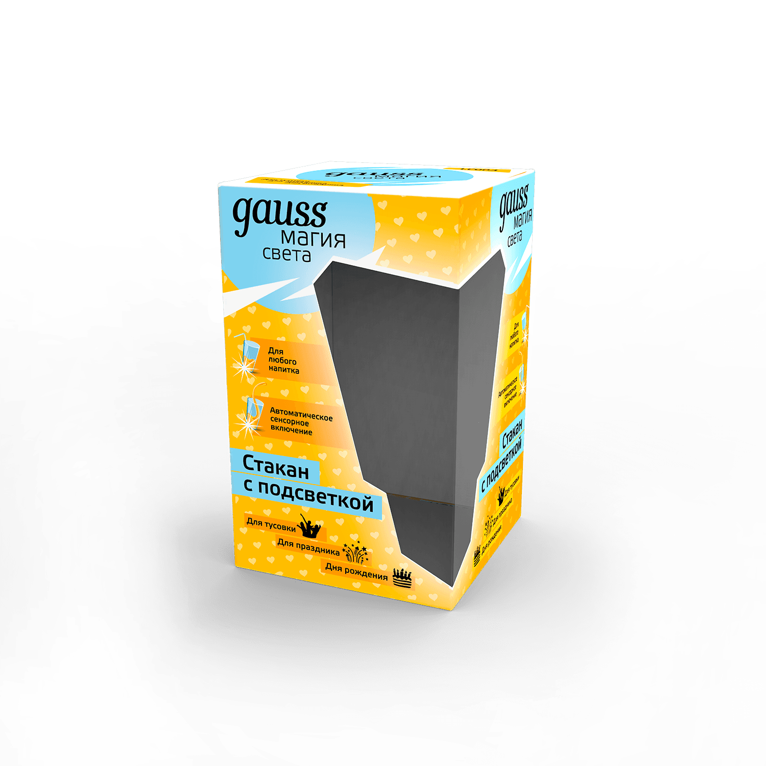 Gauss Стакан с подсветкой модель LCUP Romantic 3XLR44 LED 5/90 LC003 — миниатюра 4