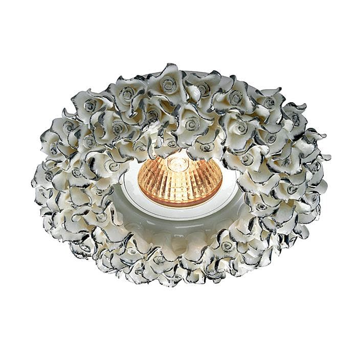 Novotech 369950 NT14 156 белый/серебро Встраиваемый светильник IP20 GX5.3 50W 12V FARFOR