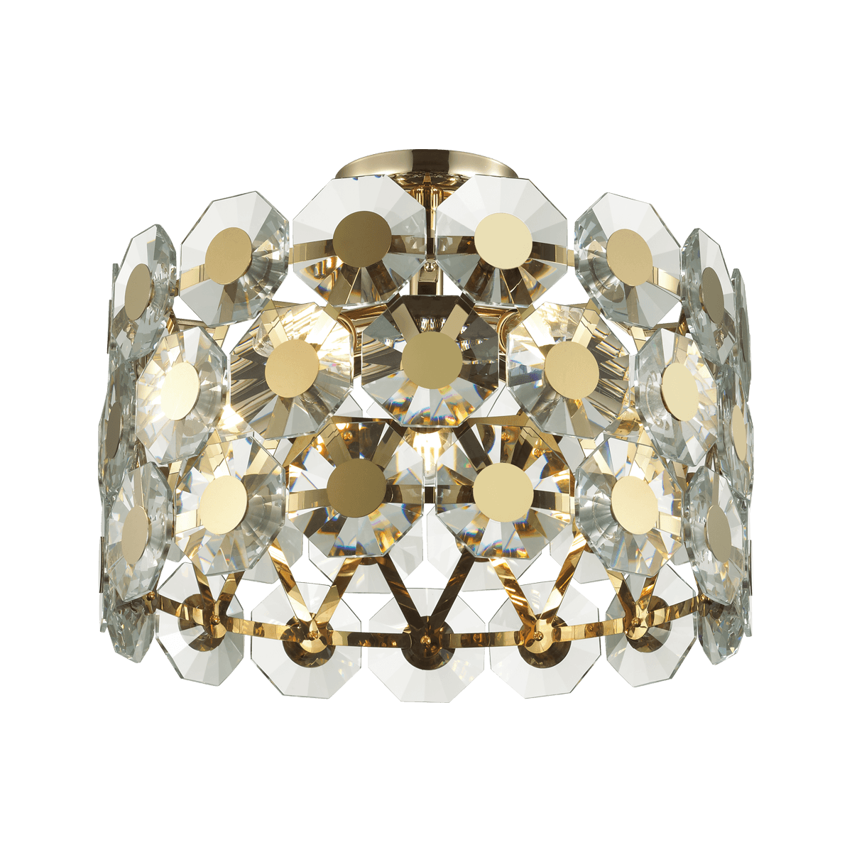 Odeon Light 4974/5C HALL ODL22 373 золотой/хрусталь Люстра потолочная E14 5*40W TOKATA — миниатюра 2