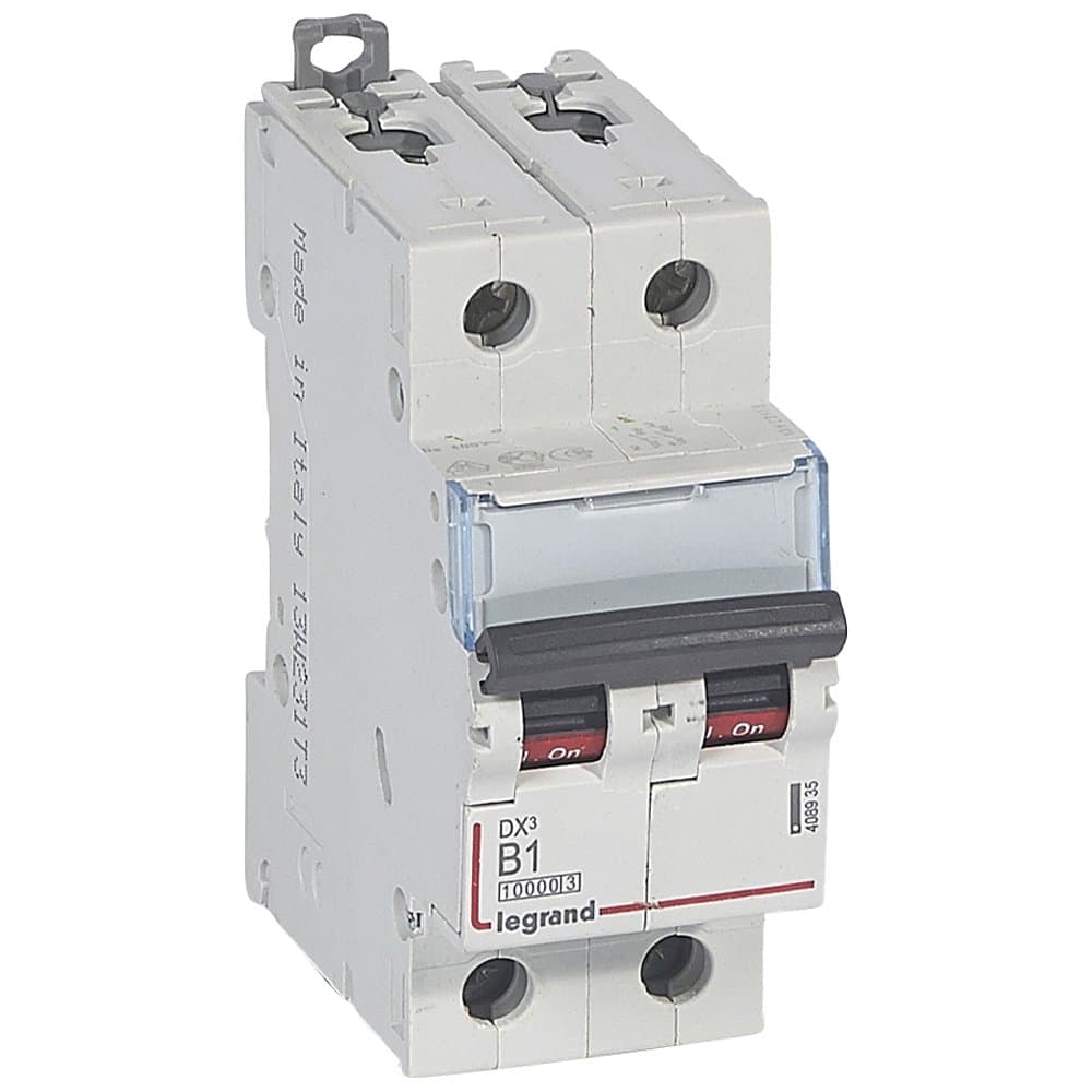 Legrand DX3 Автоматический выключатель 2P 1A (B) 10kA/16kA 408935