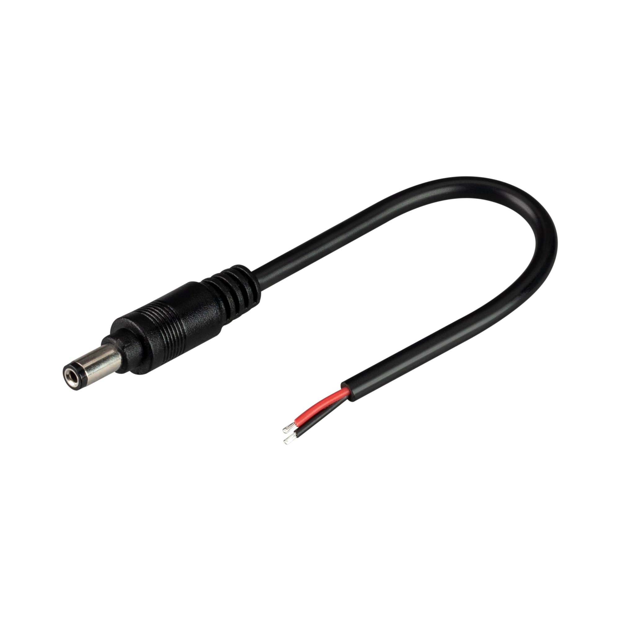 Arlight Коннектор выводной DC-MONO-2PIN-L150-M (JACK 5.5, LOCK) (-) 032853