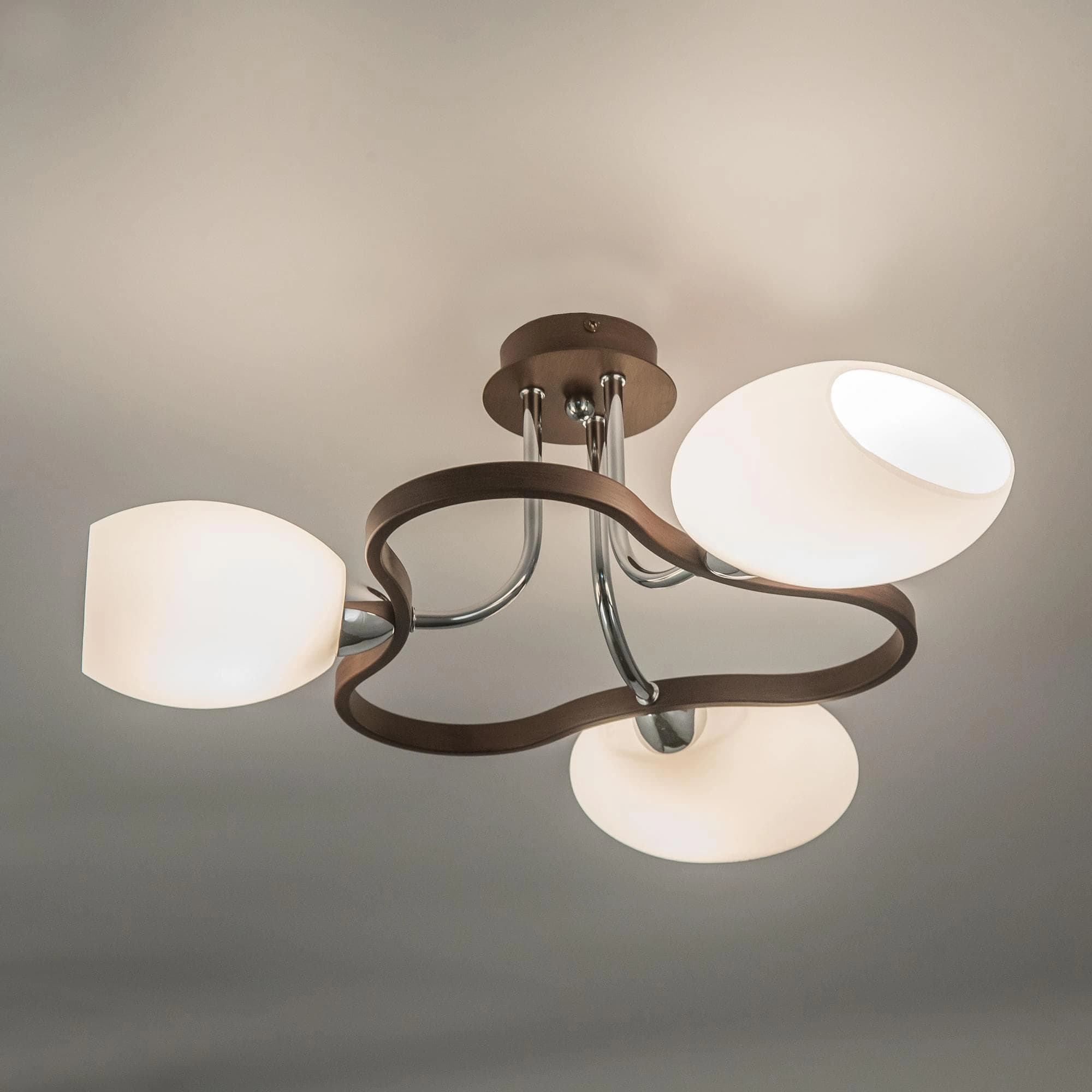 Citilux CL131131 Октава Хром+Венге Светильник Люстра — миниатюра 3