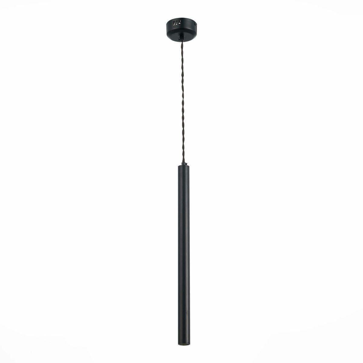 ST Luce ST153.443.03 Светильник подвесной Черный LED 1*3W 4000K 255Lm Ra IP20 D30xH1 500 180-240V