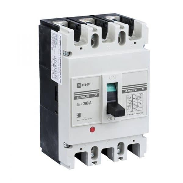 EKF PROxima Автоматический выключатель ВА-99М 250/250А 3P 35кА