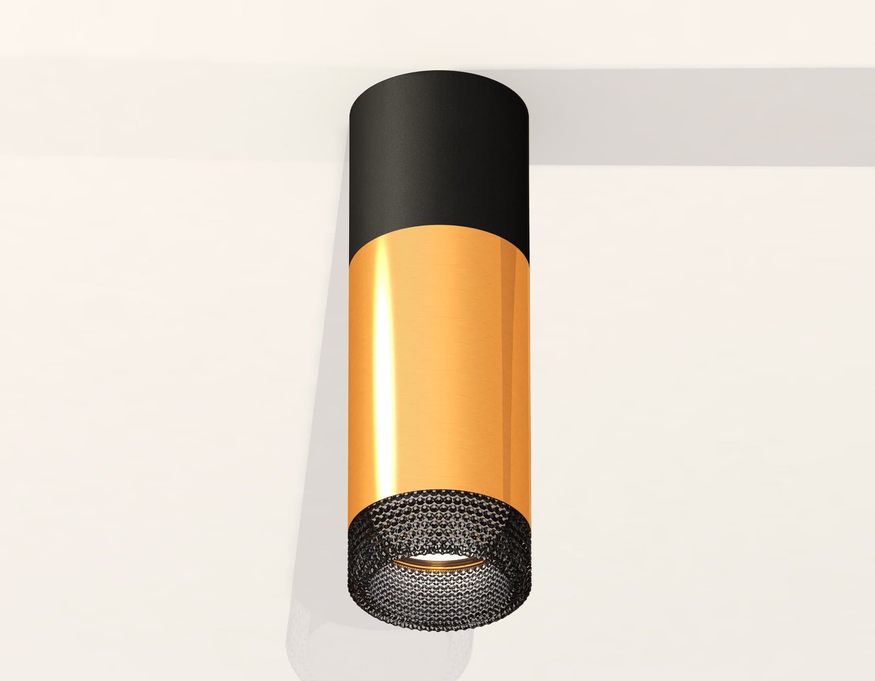 Ambrella Комплект накладного светильника XS6327041 PYG/SBK/BK золото желтое полированное/черный песок/тонированный MR16 GU5.3 (C6302, A2010, C6327, N6 — миниатюра 3