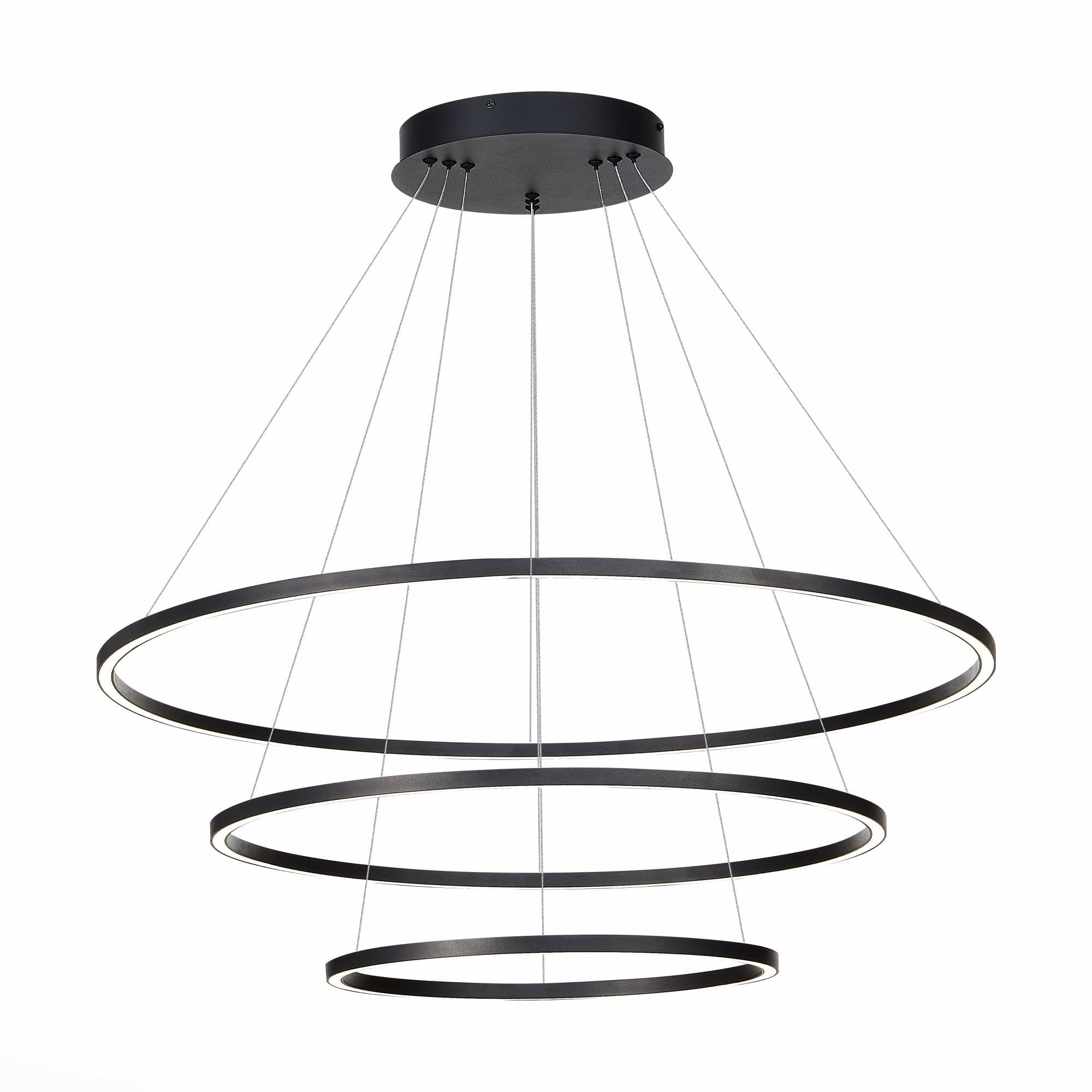 ST LUCE ST605.443.114 Светильник подвесной Черный/Белый LED 1*114W 4000K