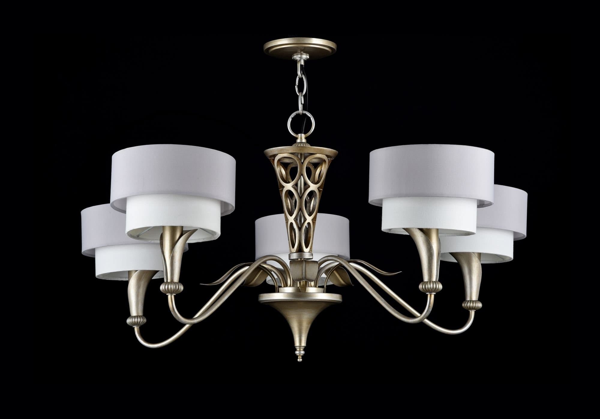 Maytoni House Lillian Серебро Антик Люстра 5xE14 40W H311-05-G — миниатюра 6