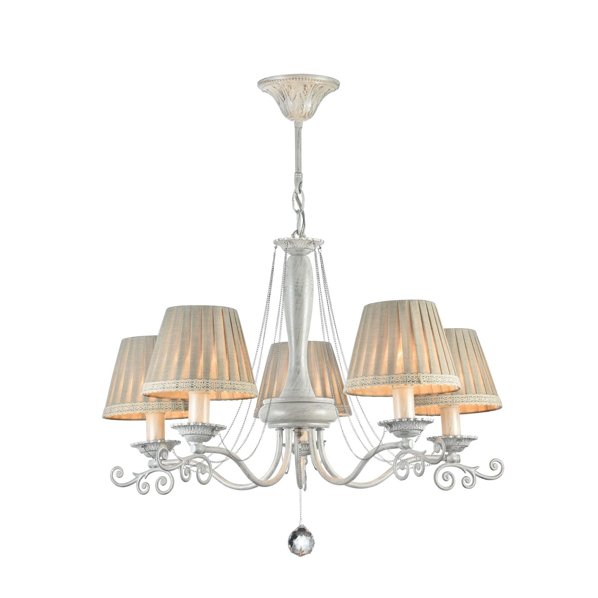 Freya Classic Donata Белый Люстра E14 40W FR2759-PL-05-W — миниатюра 7