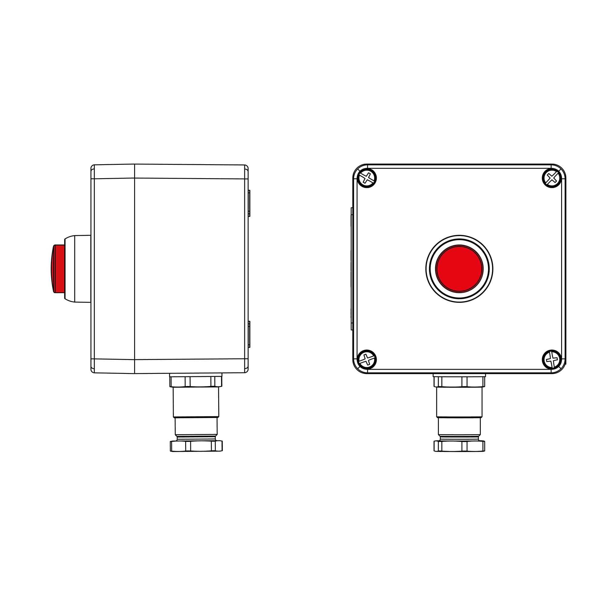 DKC CPE-P-03-(1xLR(250))-1xKH2MHK(C)1Ex d e IIC Т5 Gb / Ex tb IIIC T95°C Db IP66 / КЗ