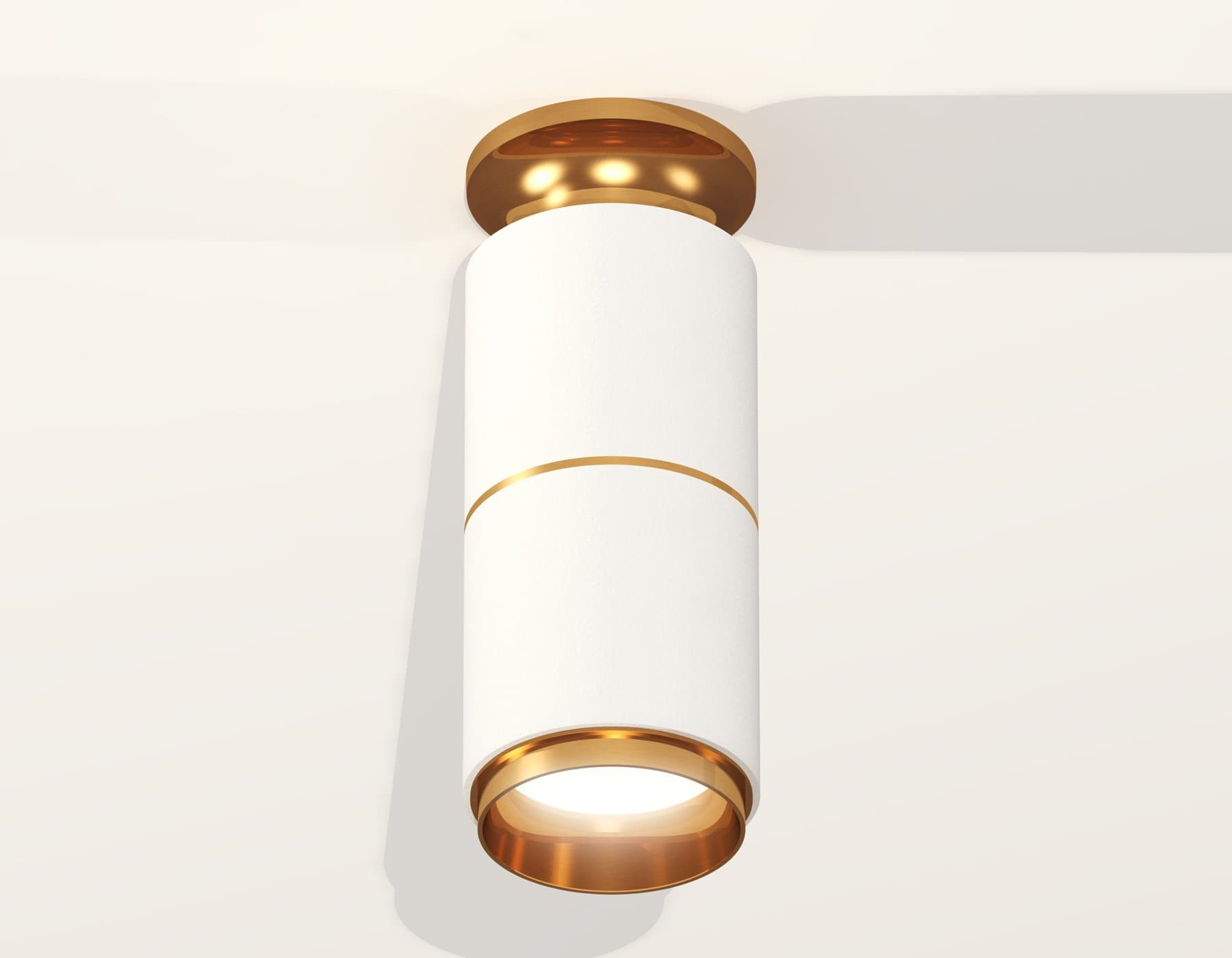 Ambrella Комплект накладного светильника XS6301260 SWH/PYG белый песок/золото желтое полированное MR16 GU5.3 (N6905, C6301, A2062, N6124) — миниатюра 2