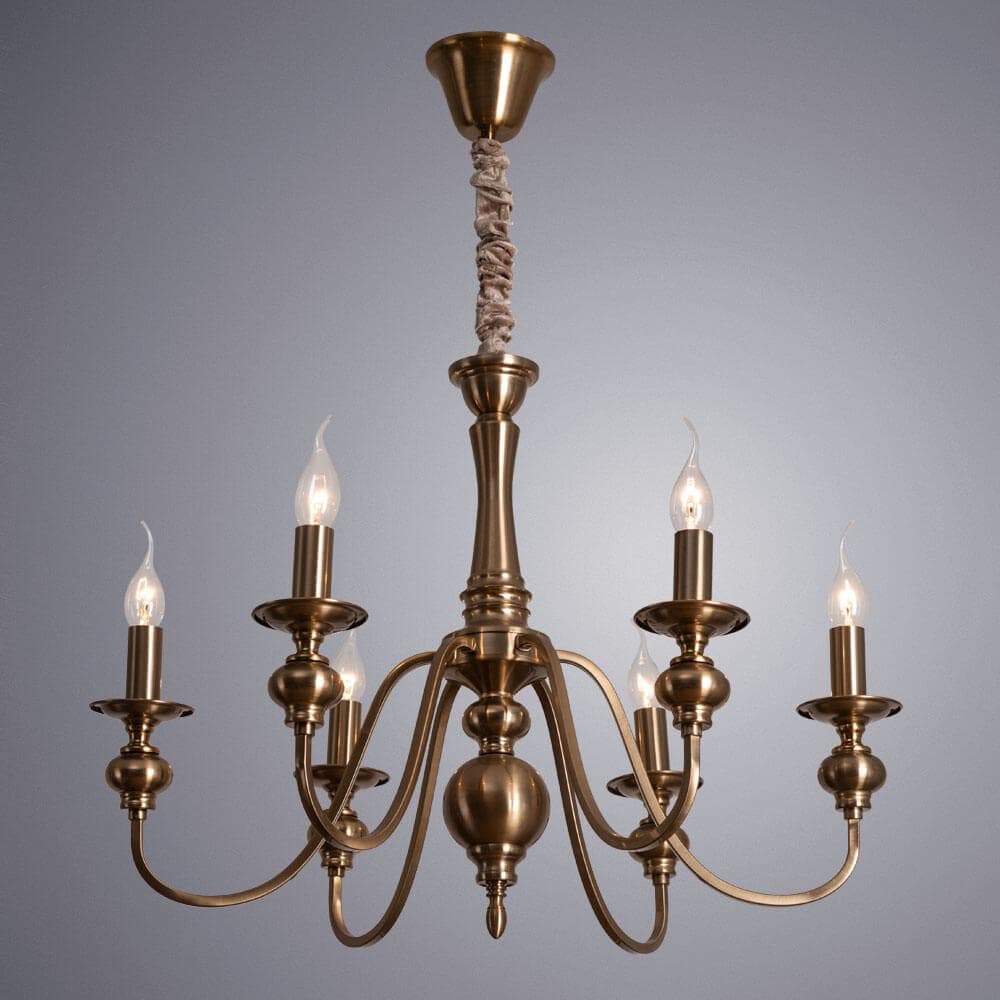 Arte Lamp PASSONI Светильник подвесной A6097LM-6PB — миниатюра 4