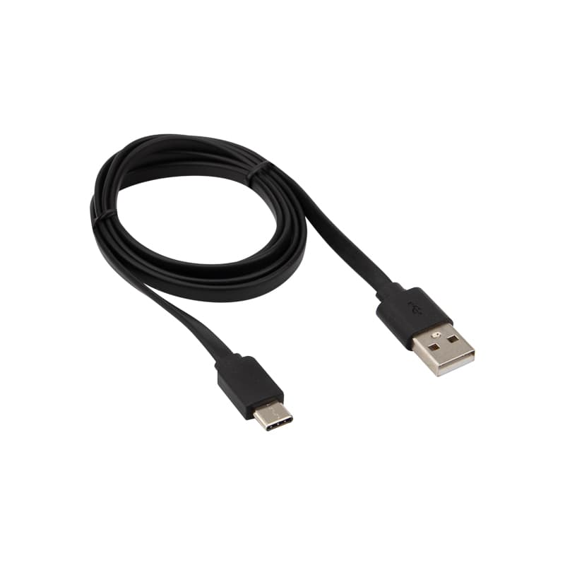 USB кабель USB Type-C, черный SOFT TOUCH 1 метр Rexant 18-1888