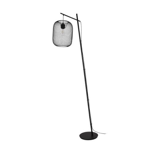 Eglo WRINGTON Торшер WRINGTON, 1Х60W, E27, L635, B300, H1940, основание: Ø300, сталь, черный 32468