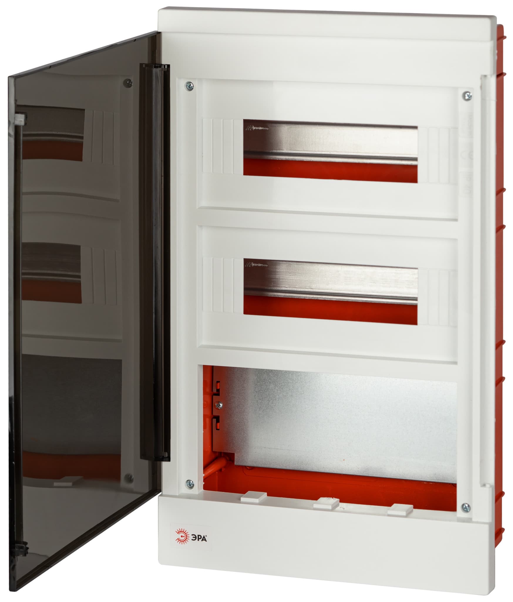ЭРА Щит распределительный со слаботочным отсеком MultiBox bs-24f встраиваемый пластиковый 24 модуля IP40