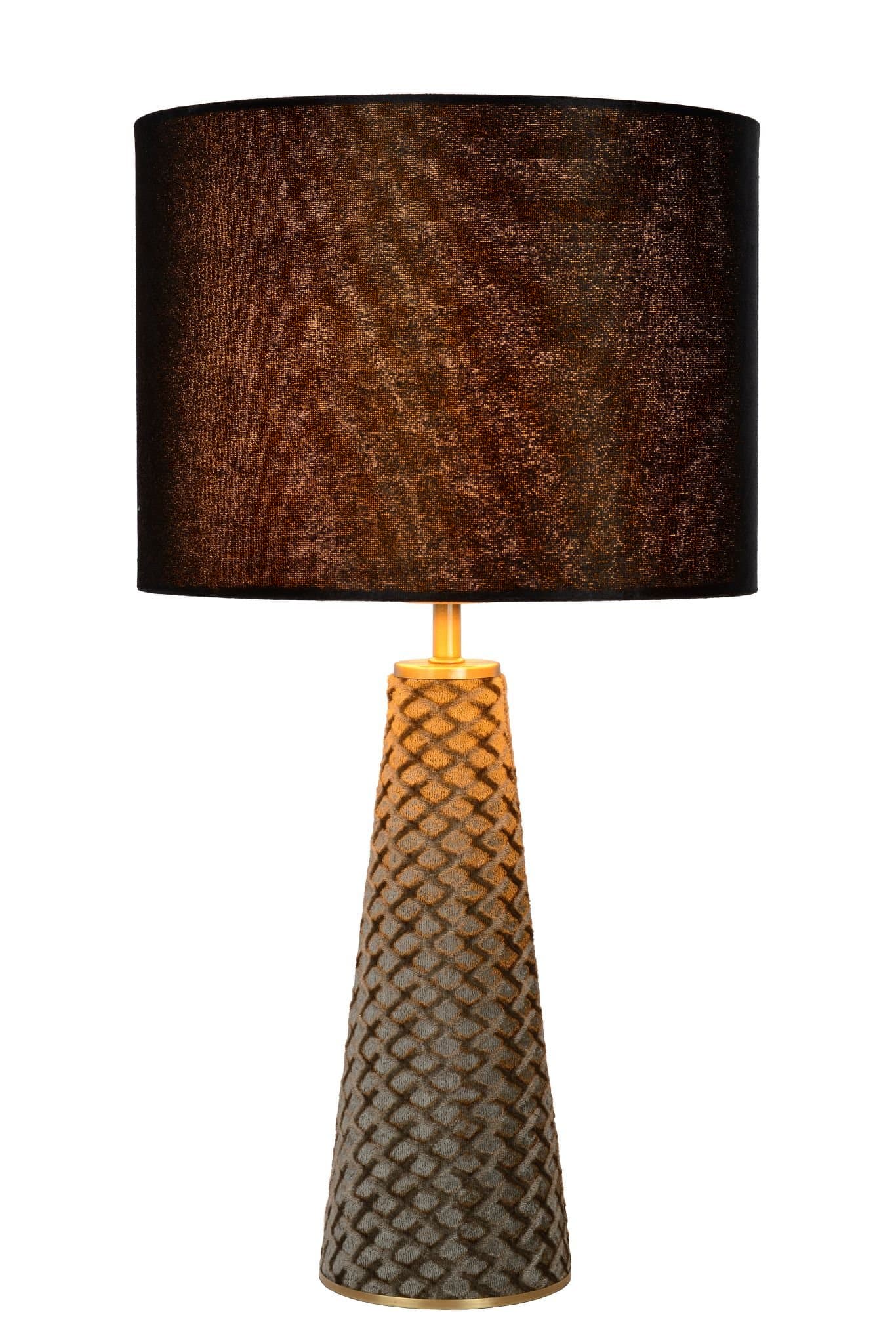 Lucide EXTRAVAGANZA VELVET Черный Настольная лампа 10501/81/30 — миниатюра 2