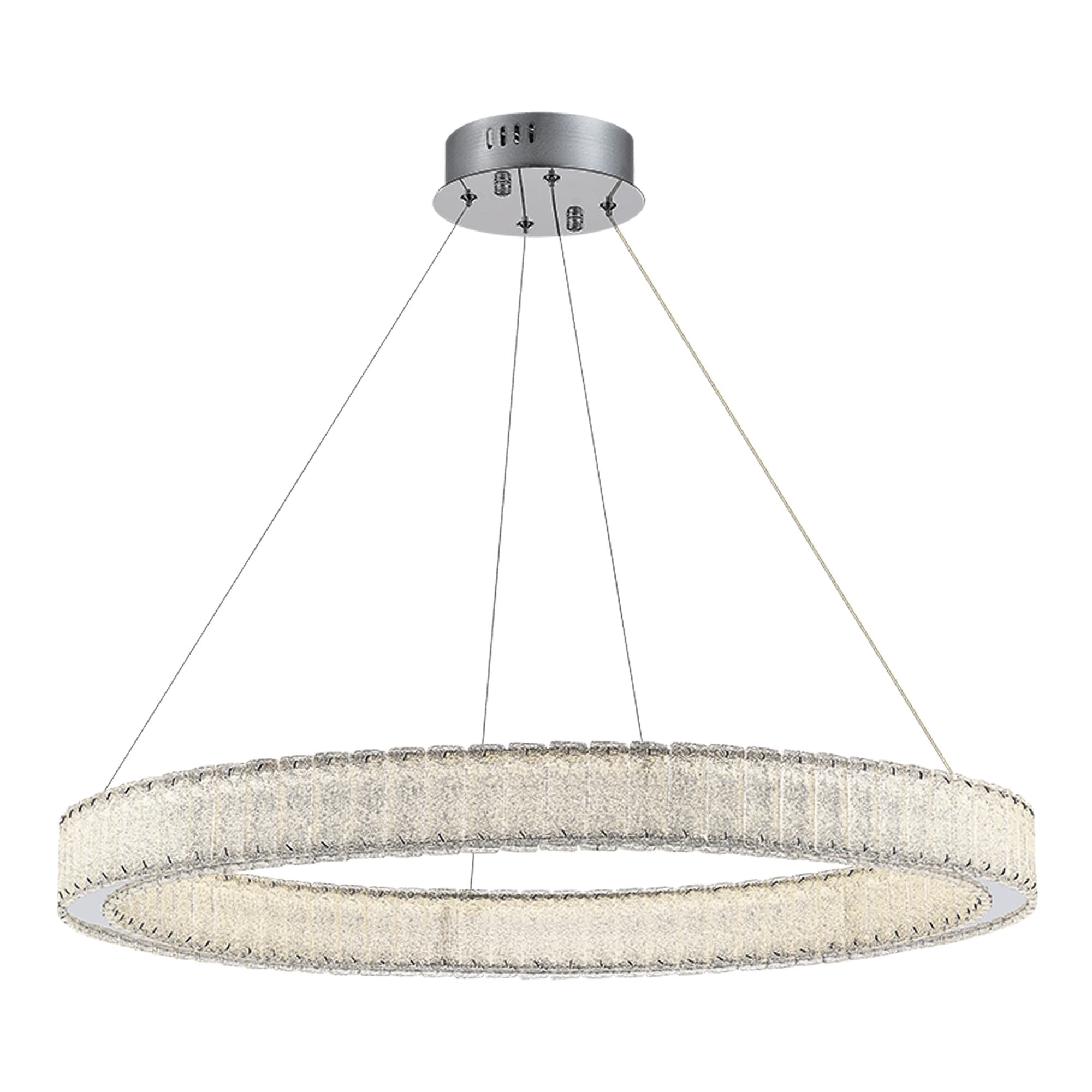 ST LUCE SL6008.123.01 Люстра подвесная Хром/Хром LED 1*40W 3000K