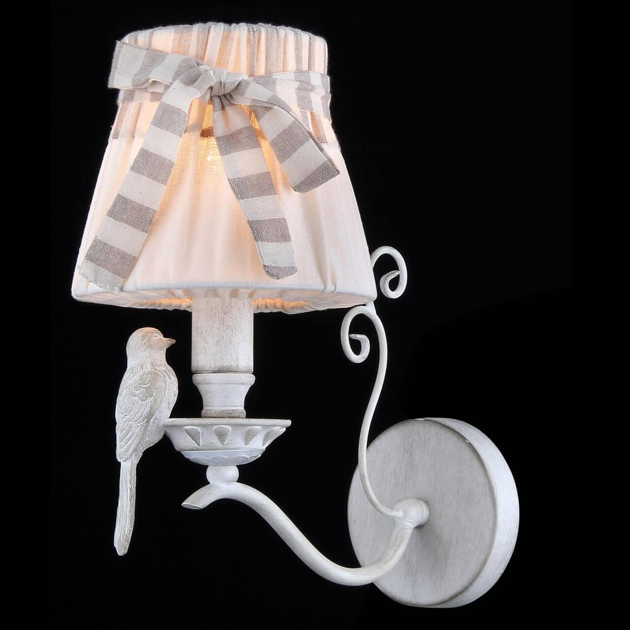 Maytoni Elegant Bird Белый Антик Бра 1xE14 40W ARM013-01-W — миниатюра 5