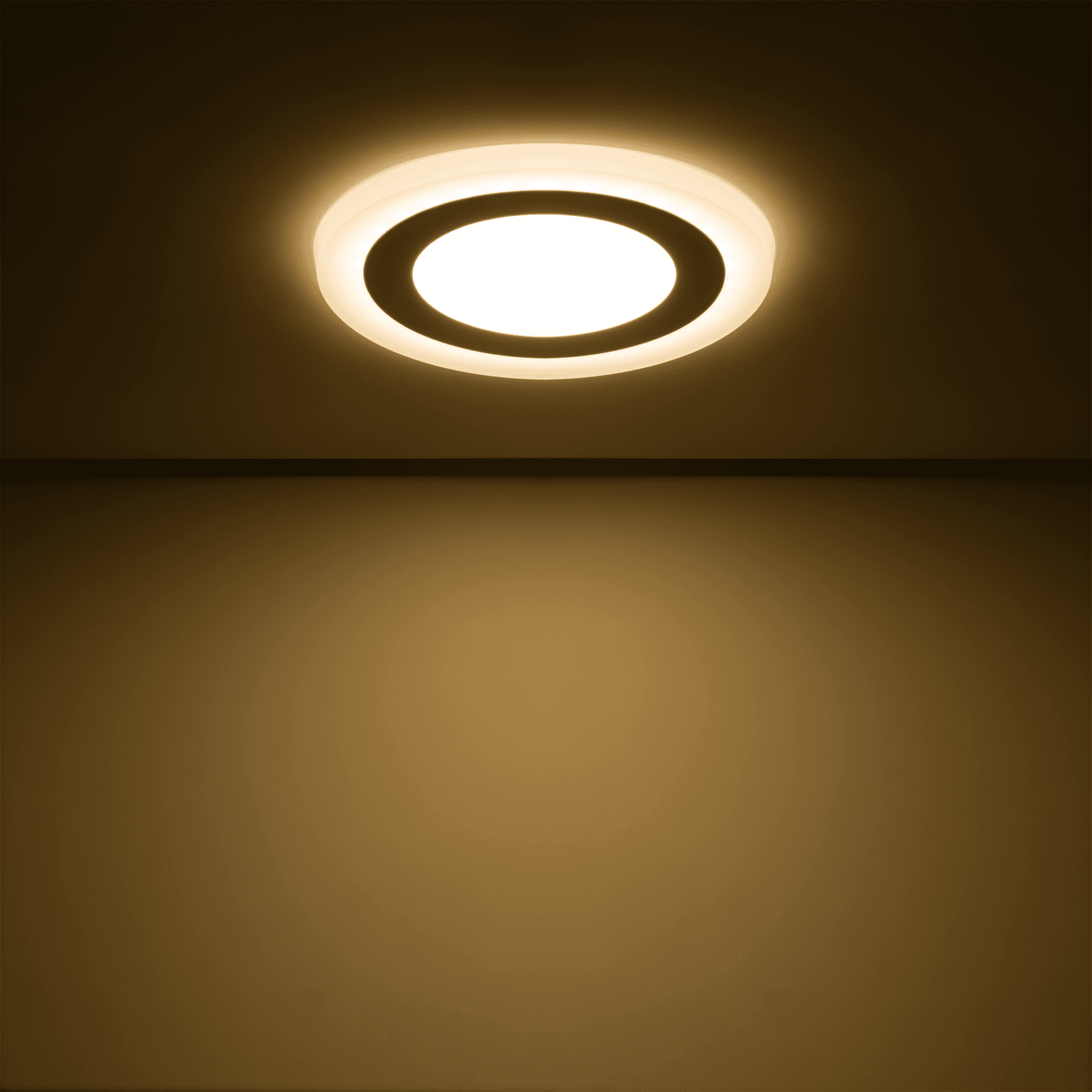 Gauss Светильник Backlight круг 6+3W 540lm 3000K 180-265V IP20 монт Ø120 145*31мм 3 реж LED BL116 — миниатюра 2