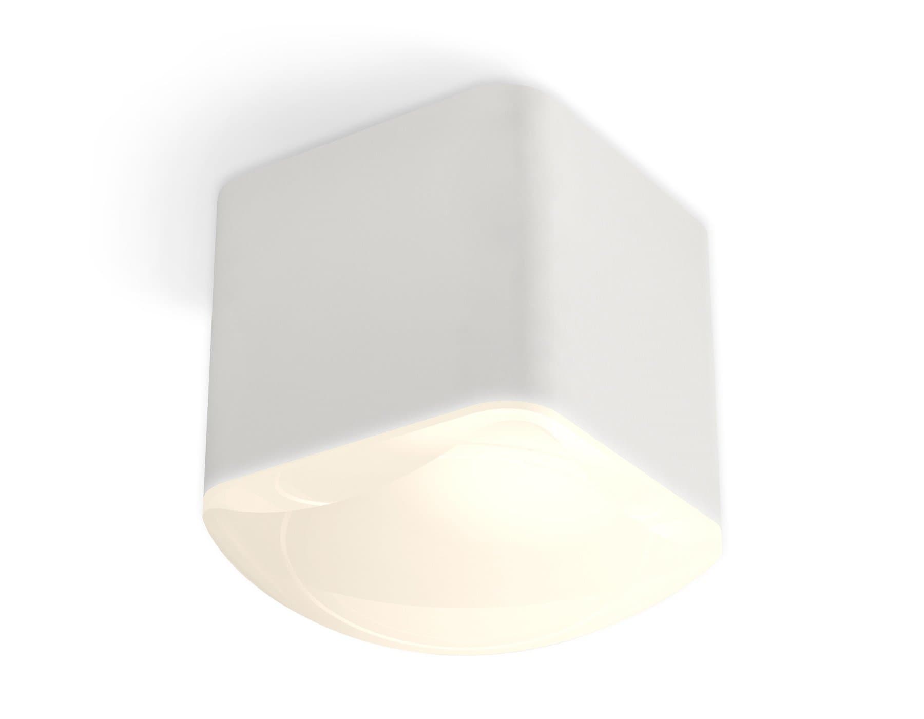 Ambrella Комплект накладного светильника с акрилом XS7805041 SWH/FR белый песок/белый матовый MR16 GU5.3 (C7805, N7756) — миниатюра 1