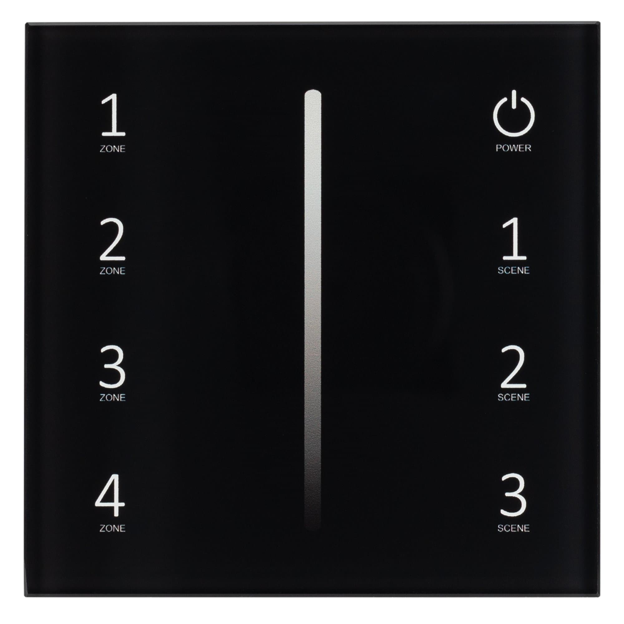 Arlight Панель Sens SMART-P17-DIM Black (230V, 4 зоны, 2.4G) (IP20 Пластик, 5 лет) 028129 — миниатюра 2