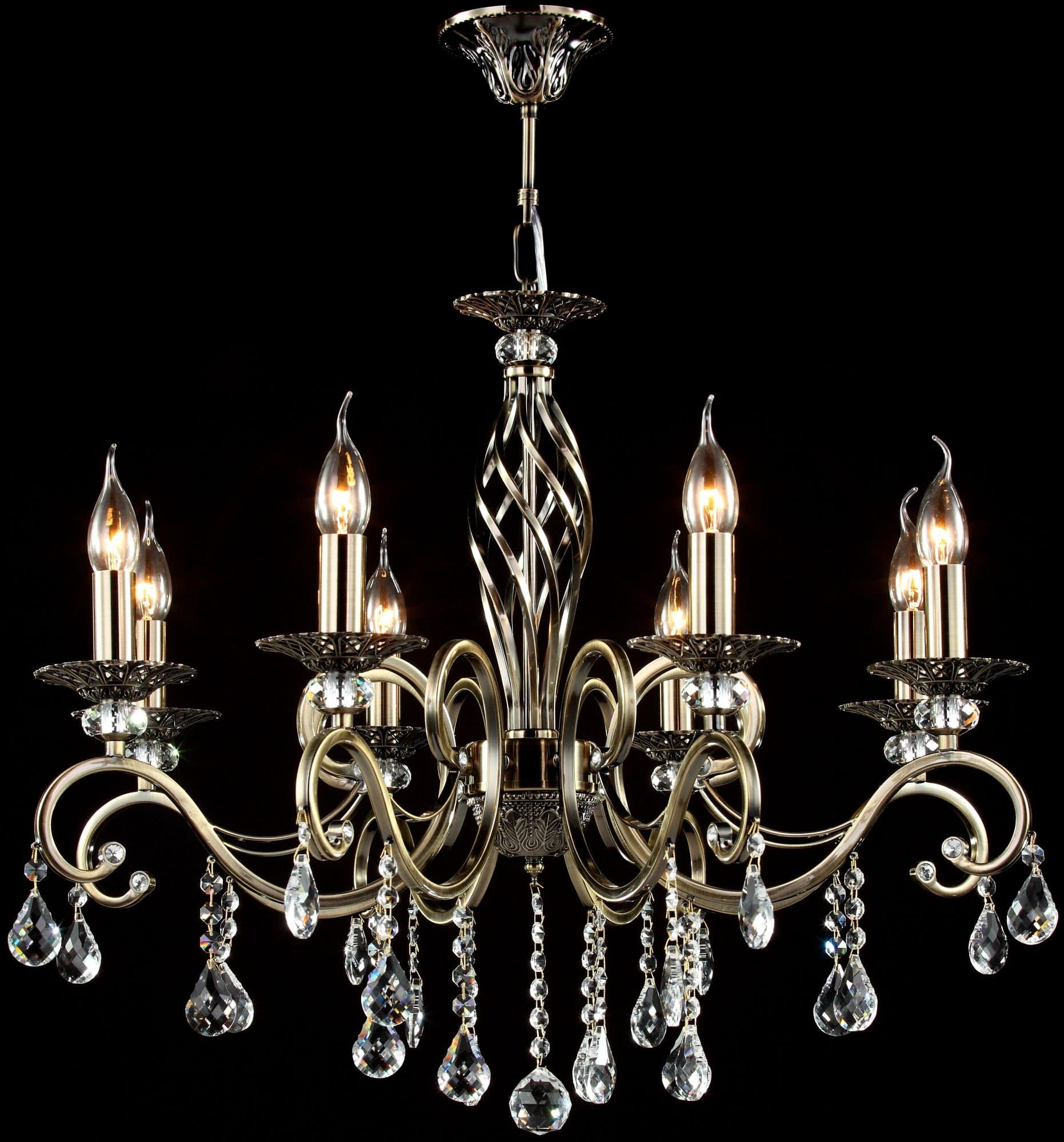 Maytoni Royal Classic Grace Латунь Люстра 8xE14 60W RC247-PL-08-R — миниатюра 2