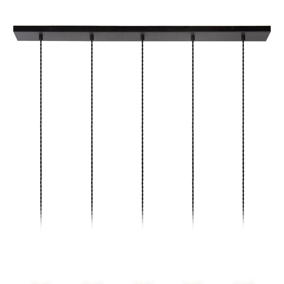 Lucide GELKA Светильник подвесной 5xE27 Smoke Grey 20416/05/65 — миниатюра 3