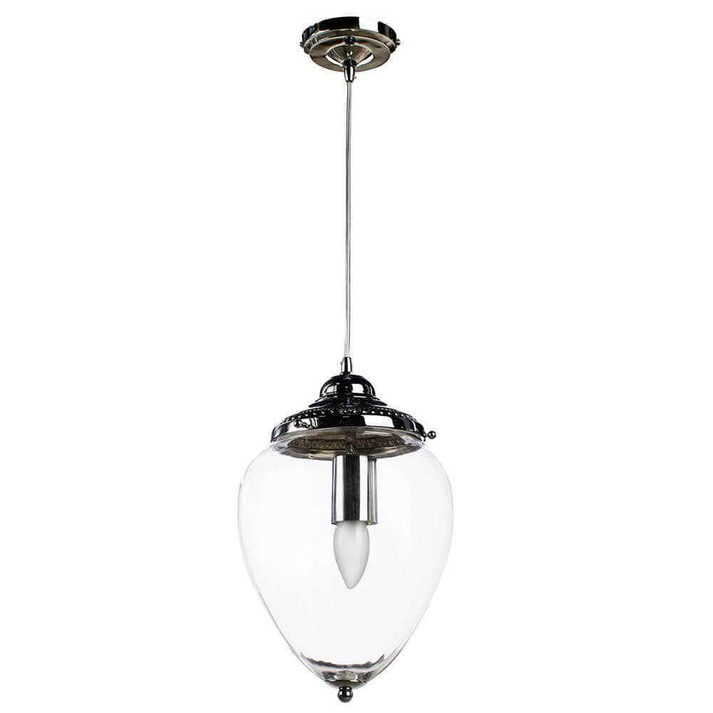 Arte Lamp Rimini Хром/Прозрачный Светильник подвесной 60W E27 A1091SP-1CC — миниатюра 1