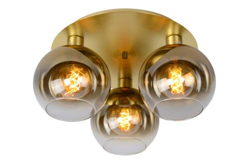 Lucide MARIUS Светильник потолочный 3xE27 Matt Gold / Brass 74114/03/02