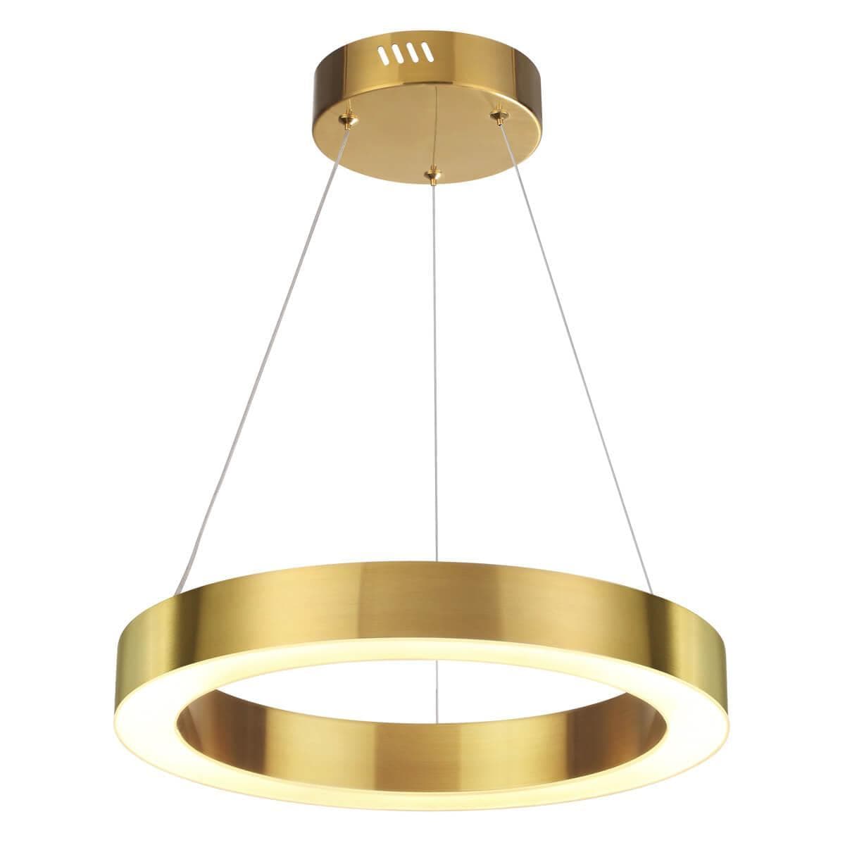 Odeon Light 3885/25LG ODL20 21 золотистый /металл Подвесной светильник LED 4000K 25W 220V BRIZZI — миниатюра 1