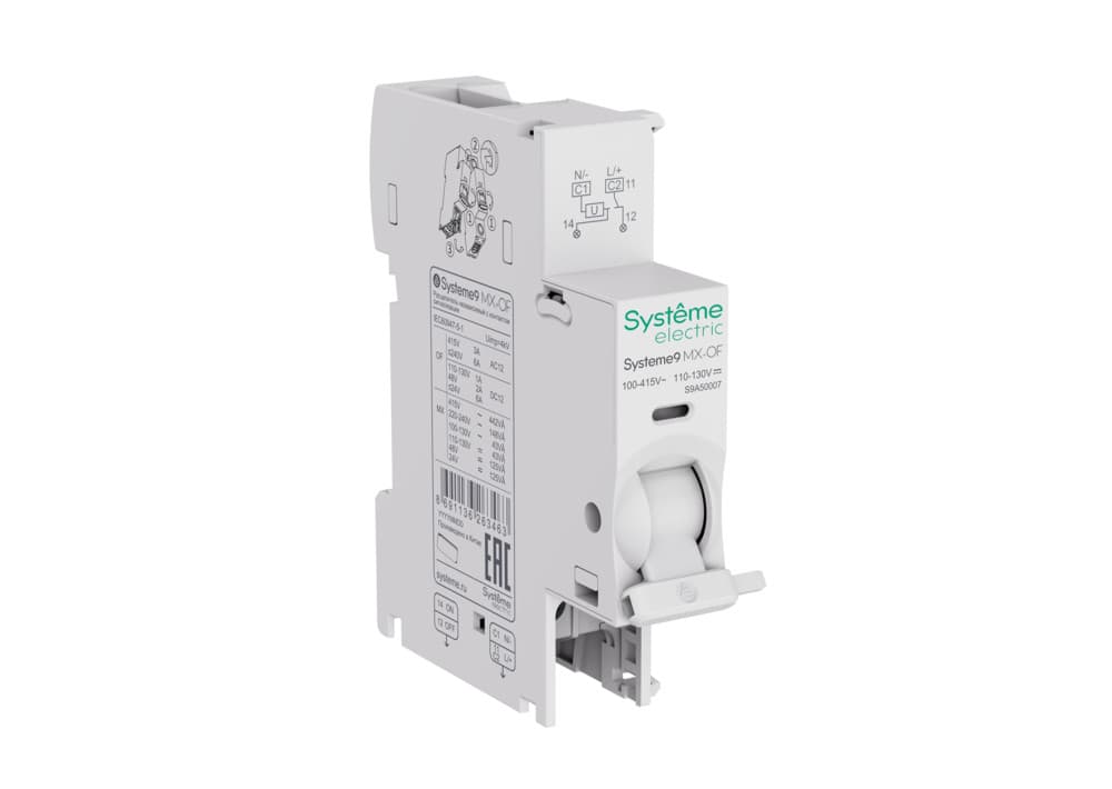 Systeme Electric MX+OF Расцепитель независимый с контактом сигнализации 100-415В AC Systeme9