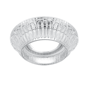Gauss Светильник Glass Gu5.3 1/30 кристалл/хром CR051