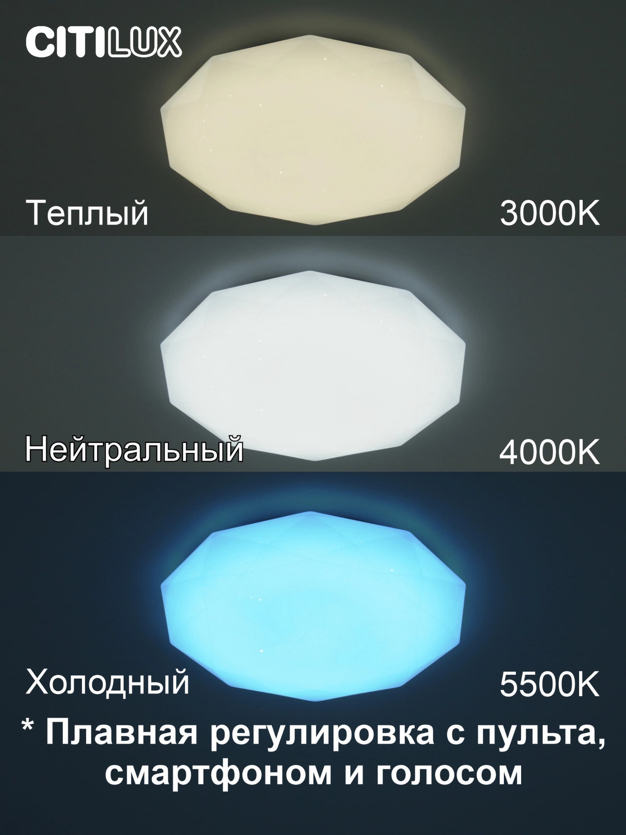 Citilux CL733480G Астрон Светильник LED с пультом — миниатюра 2