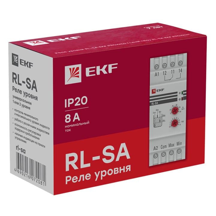 EKF PROxima Реле уровня (универсальное 1 или 2 ур.) RL-SA — миниатюра 2