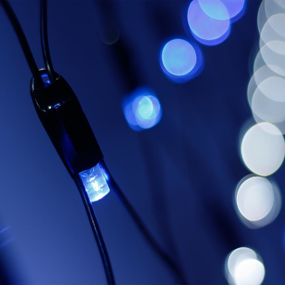 Arlight Светодиодная гирлянда ARD-NETLIGHT-CLASSIC-2500x2500-BLACK-432LED White/Blue (230V, 26W) (Ardecoled, IP65) 024694 — миниатюра 1