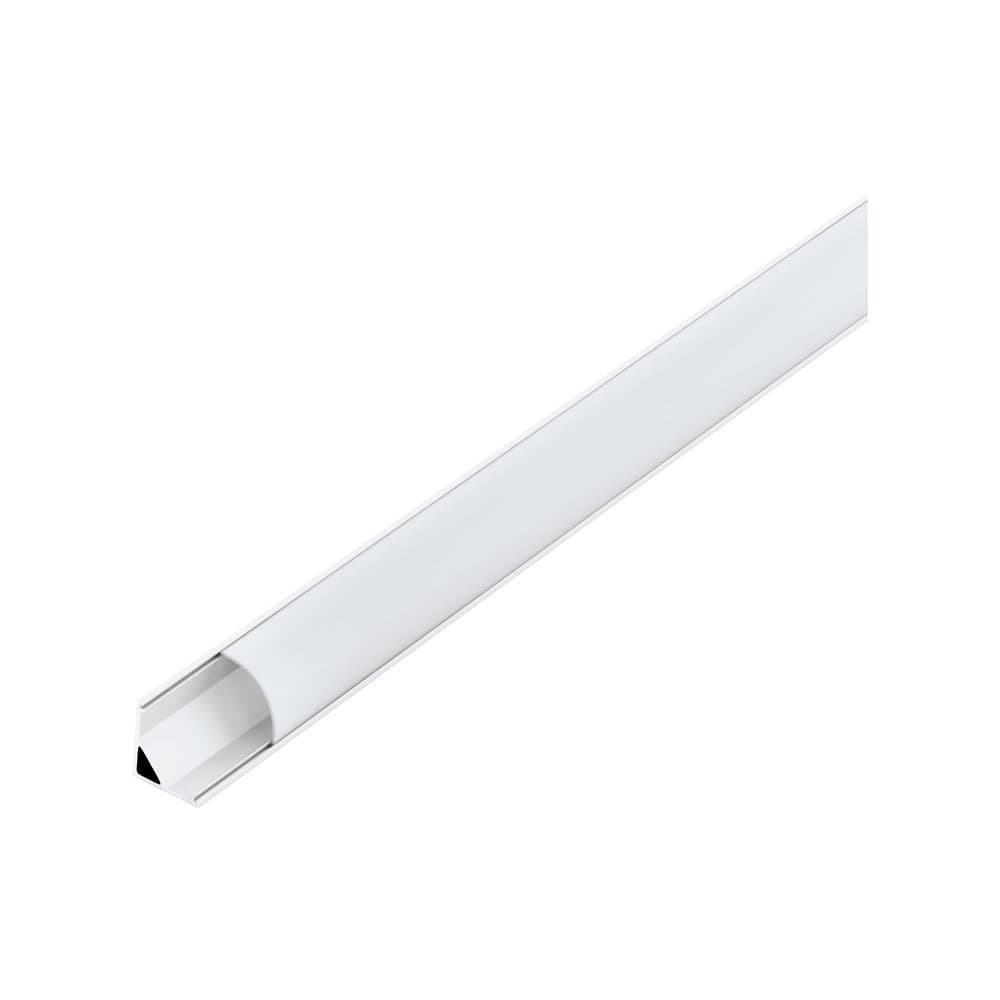 Eglo 98946 Профиль 90° CORNER PROFIL 1, L2000, H16, алюминий, белый/пластик, белый