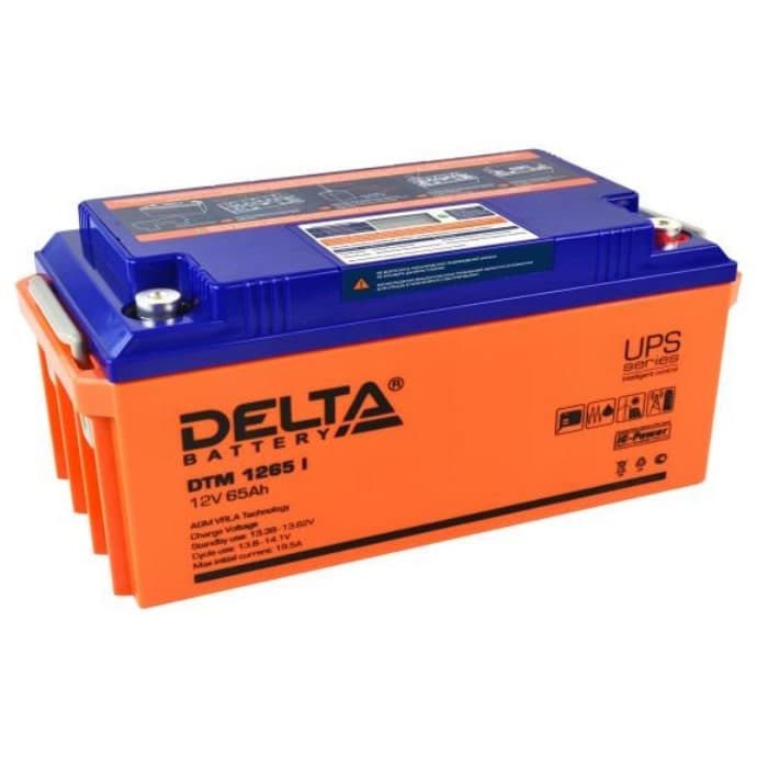Delta Аккумуляторная батарея DTM 1265 I 12В/65Ач