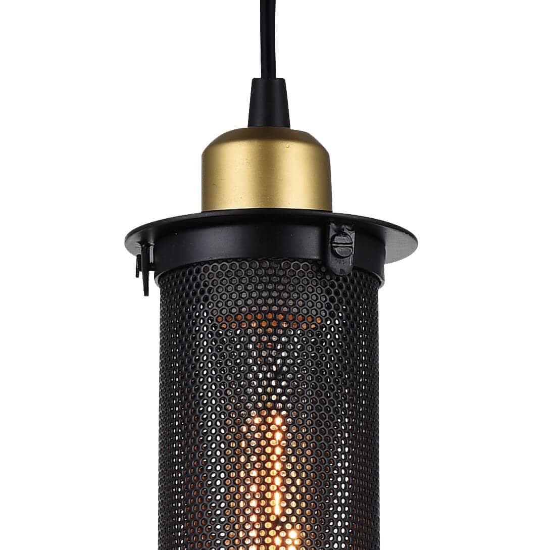 Favourite Strainer Бронза/Черная Люстра 1*E27*60W 1788-1P — миниатюра 2