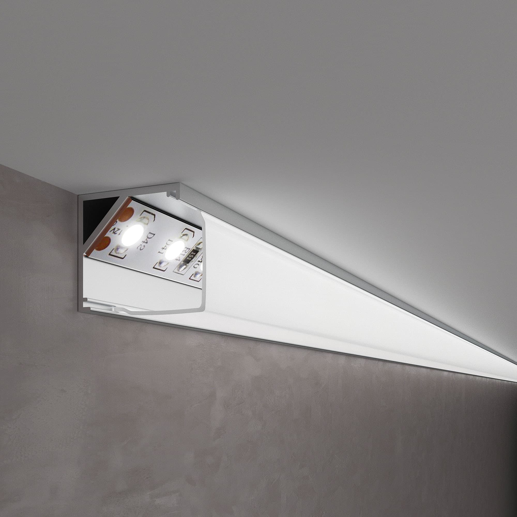 Elektrostandard LL-2-ALP009 / Квадратный угловой алюминиевый профиль для LED ленты (под ленту до 10mm) a041814