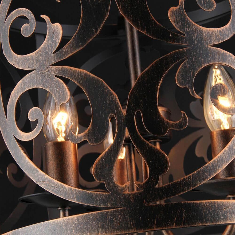 Maytoni House Rustika Коричневый Подвес 3xE14 60W H899-03-R — миниатюра 7