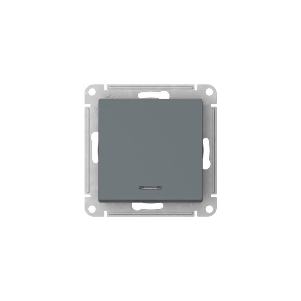 Systeme Electric AtlasDesign Грифель Выключатель 1-клавишный с подсвет.,сх.1а, 10АХ, мех., быстрозажим. клем. — миниатюра 3