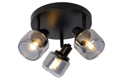 Lucide BJORN Прожектор потолочный Ø 39 cm 3xE14 Black 77979/13/30