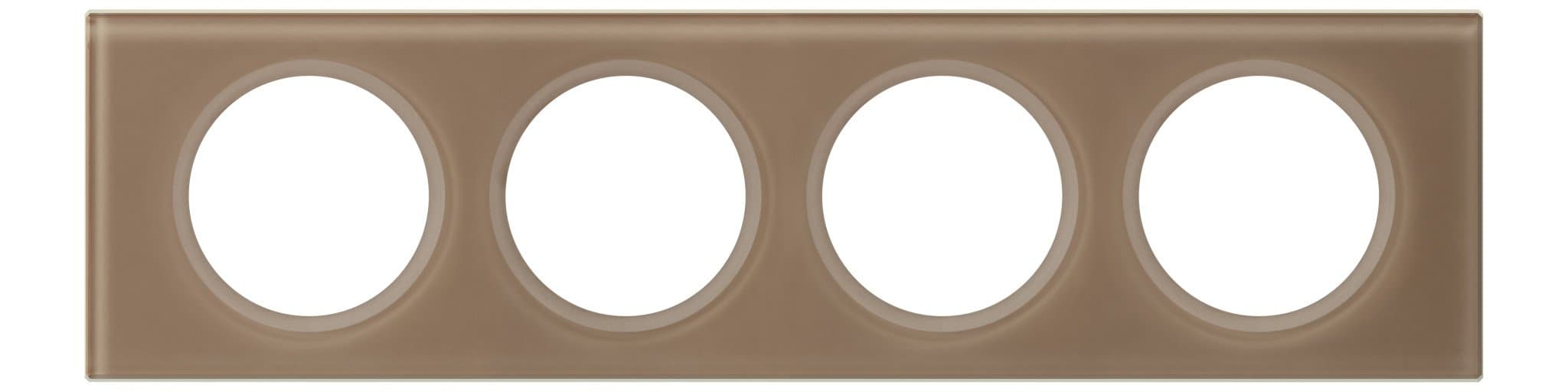 Legrand Celiane2 Смальта мокка Рамка 4-ая (2+2+2+2 мод) 069464 — миниатюра 1