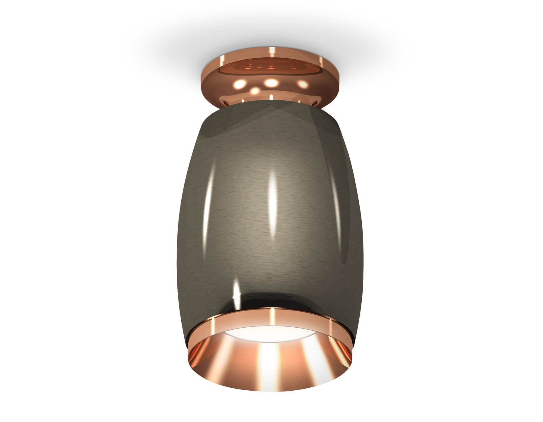 Ambrella Комплект накладного светильника XS1123044 DCH/PPG черный хром/золото розовое полированное MR16 GU5.3 (N6906, C1123, N7035) — миниатюра 1