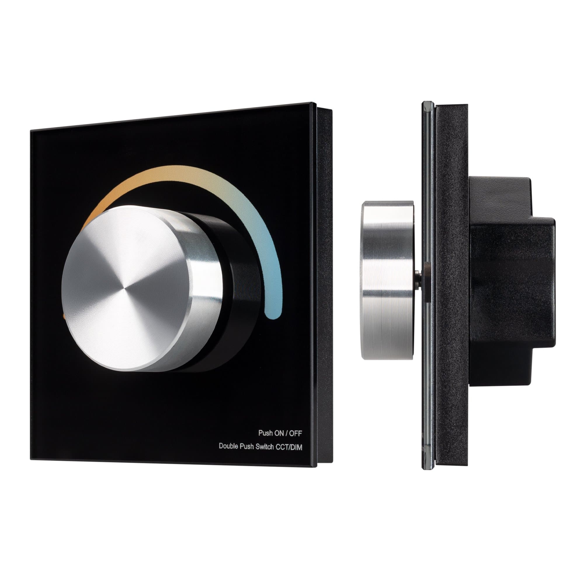 Arlight Панель SMART-P2-MIX-G-IN Black (3V, Rotary, 2.4G) (IP20 Пластик, 5 лет) 033755 — миниатюра 1