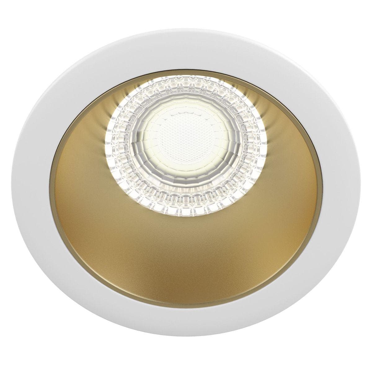 Maytoni Downlight Белый и Матовое золото Светильник встраиваемый (Набор) ( DL051-01W+DLA051-03MG) DL051-1WMG — миниатюра 6