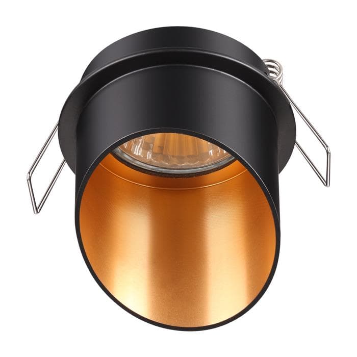 Novotech 370435 NT19 216 черный Встраиваемый светильник IP20 GU10 50W 220V BUTT