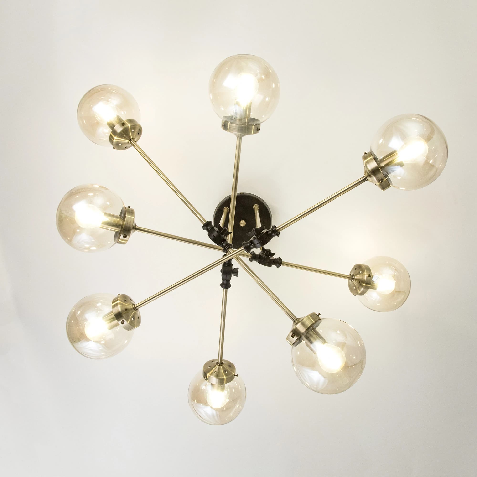Citilux CL105185 Планета Черн+Дымч. Люстра — миниатюра 3