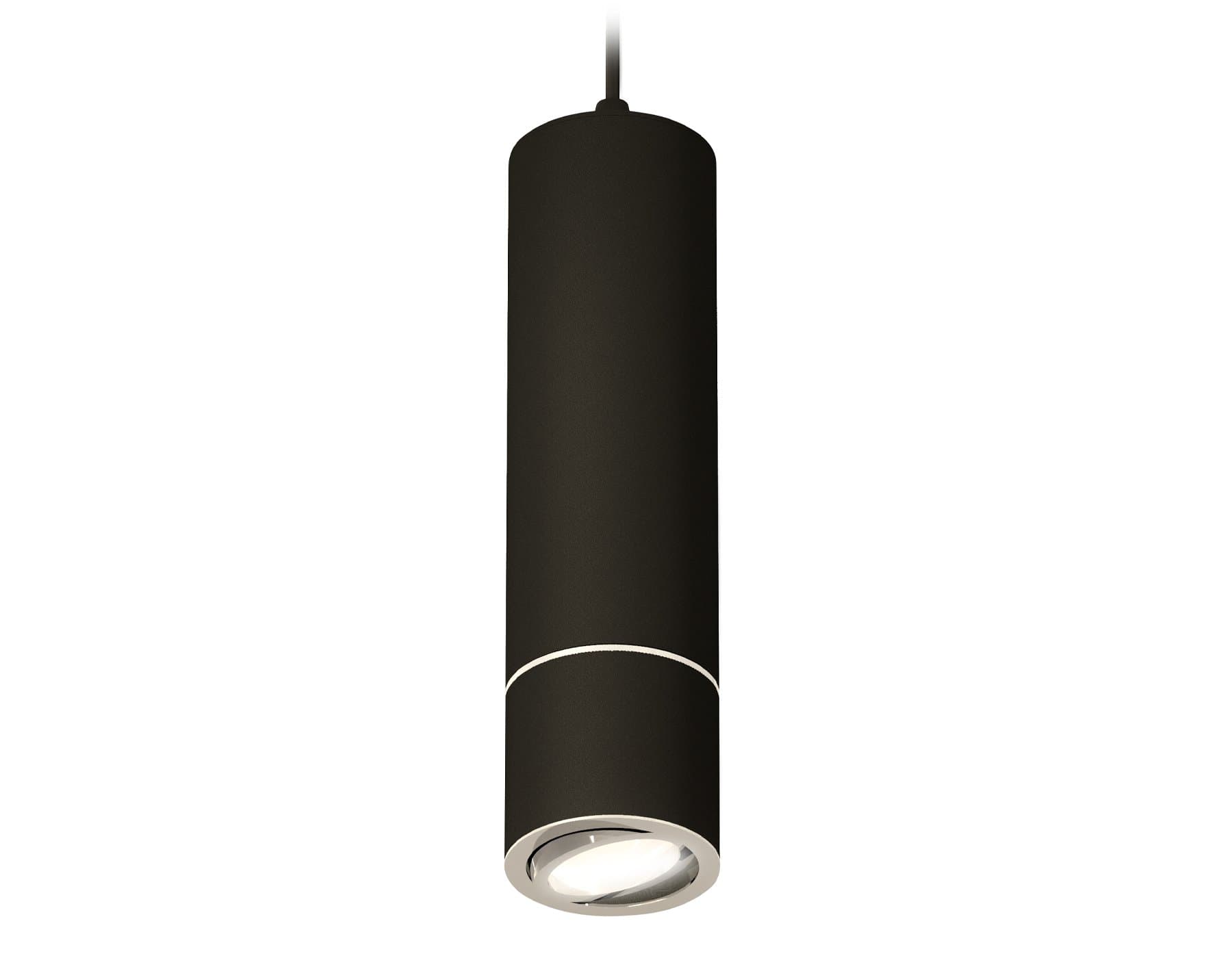 Ambrella Комплект подвесного поворотного светильника XP7402040 SBK/PSL черный песок/серебро полированное MR16 GU5.3 (A2311, C7456, A2070, C7402, N7003 — миниатюра 1