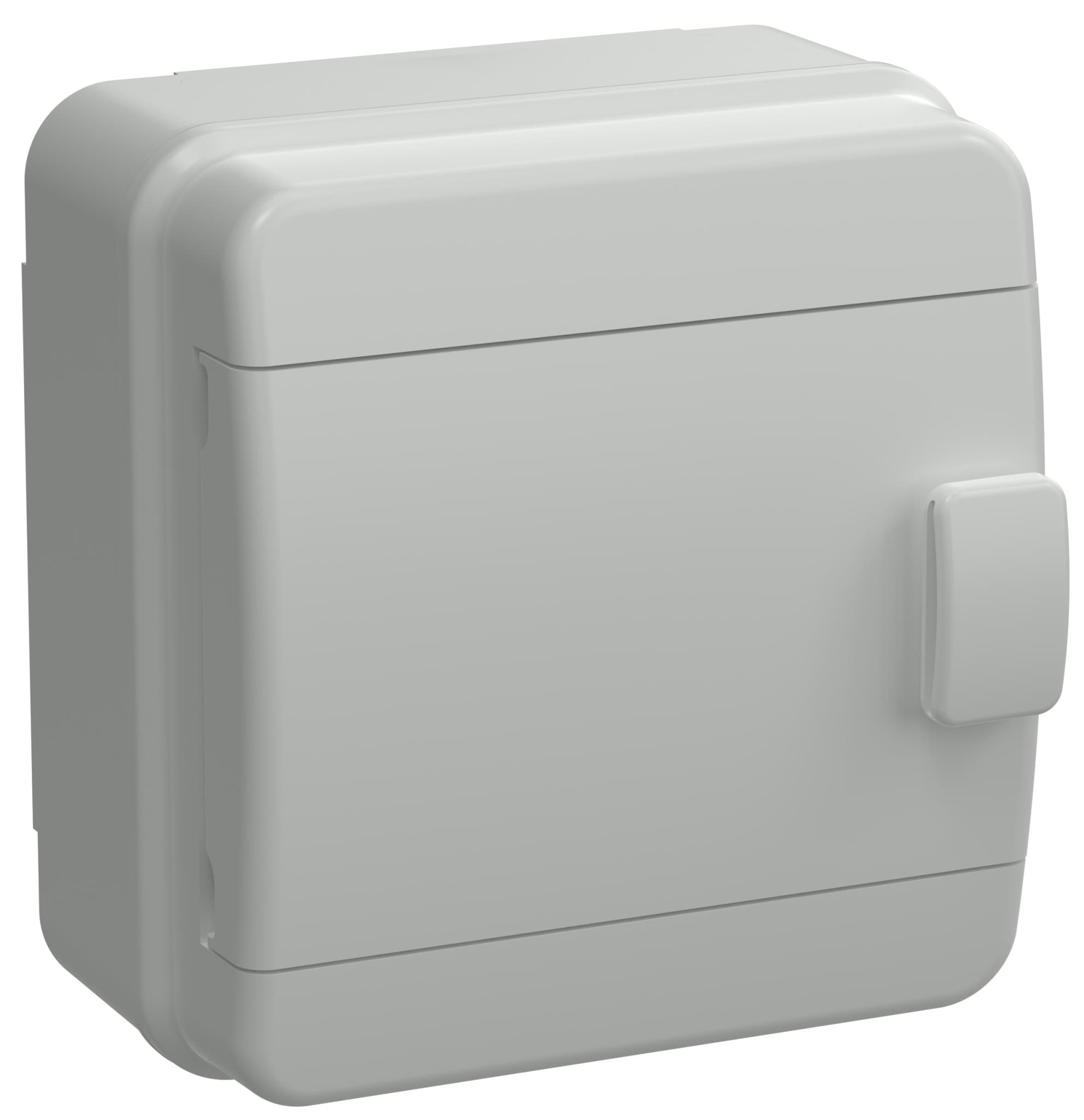 IEK TEKFOR Корпус пласт. КМПн-6 IP65 сер. непрозр. дверь